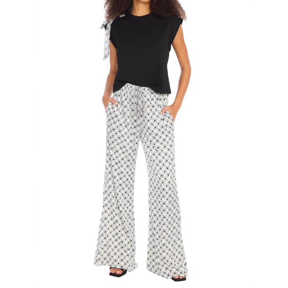NEW ALLISON NEW YORK selena pant in black tiles